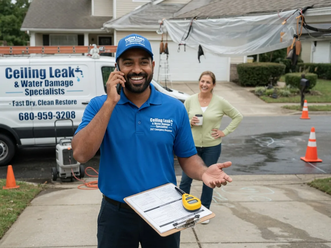 Ceiling Leak Cleanup Temple, TX FAQs